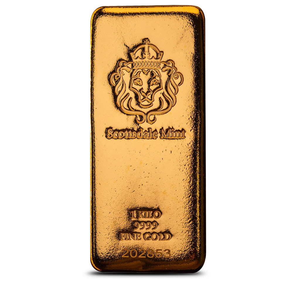 1 Kilo Scottsdale Mint Gold Bar