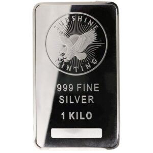 Buy 1 Kilo Sunshine Silver Bar (New, MintMark SI)