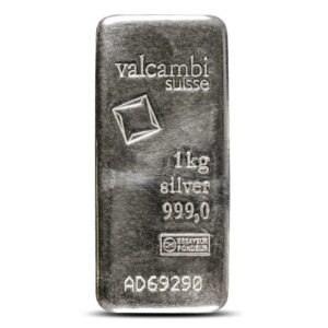 Buy 1 Kilo Valcambi Cast Silver Bar (New w/ Assay)