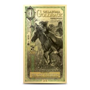 Buy 1 Oklahoma Goldback Gold Note (100 Pack, New)