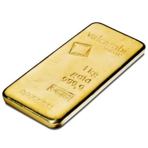 1 Kilo Valcambi Cast Gold Bar For Sale (New w/ Assay)
