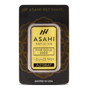 Buy 1 oz Asahi Gold Bar (New w/ Assay)
