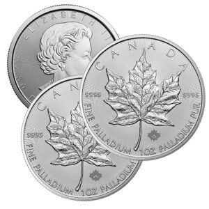 1 oz Canadian Palladium Maple Leaf Coin (Random Year)