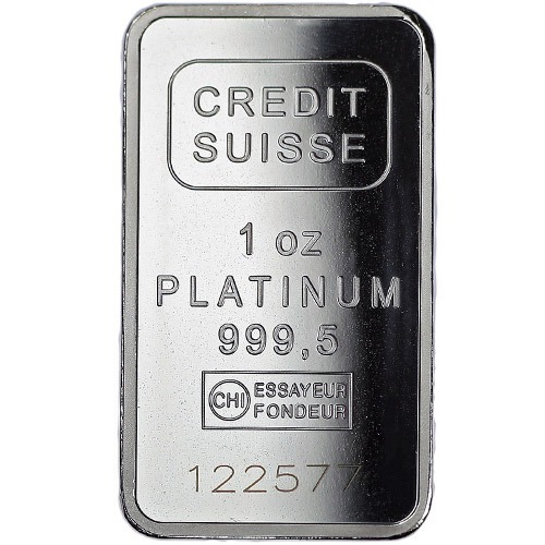 Buy 1 oz Credit Suisse Platinum Bar