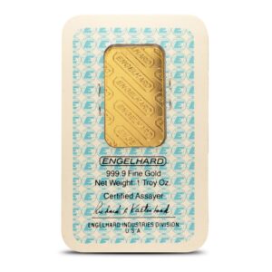 Buy 1 oz Engelhard Gold Bar (Random Design w/ Assay)