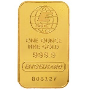 Buy 1 oz Engelhard Gold Bars (Varied Design, Varied Condition)