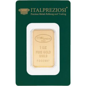 1 oz Italpreziosi Gold Bar For Sale (New w/ Assay)