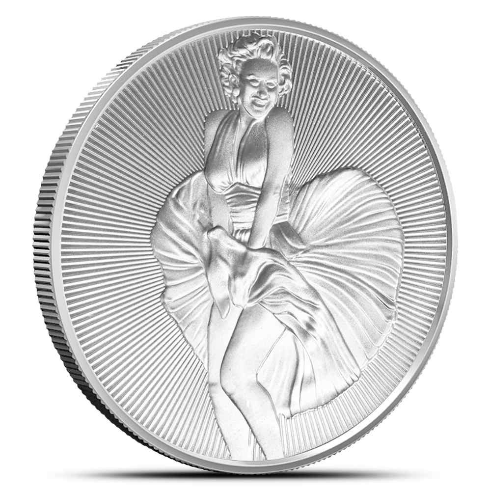 Buy 1 oz Marilyn Monroe Silver Round