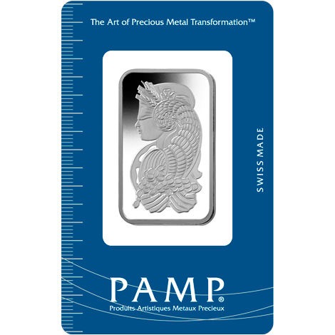 1 oz PAMP Suisse Fortuna Platinum Ba