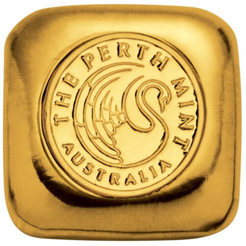1 oz Perth Mint Cast Gold Bar For Sa