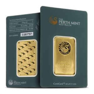 Buy 1 oz Perth Mint Gold Bars (Classic Assay)