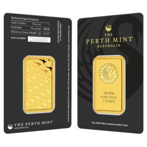 Buy 1 oz Perth Mint Gold Bars (New w/ Assay)