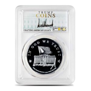 1 oz President Trump First Edition Silver Medallion PCGS GEM Proof