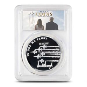 1 oz President Trump Jets Silver Medallion PCGS GEM Proof
