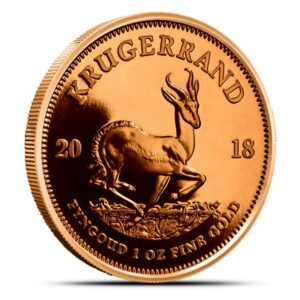 1 oz Proof South African Gold Krugerrand Coin (Random Year, Capsule Only)