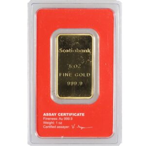 Buy 1 oz Scotiabank Gold Bar (Secondary Market)