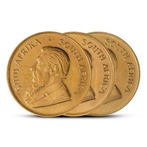1 oz South African Gold Krugerrand Coin (Random Year, Abrasions)