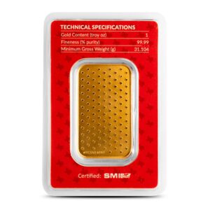 1 oz Texas Mint Gold Bar For Sale (New)