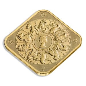 1 oz The Royal Mint Queens Beast Completer Gold Bar (New)
