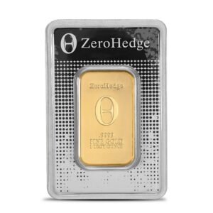 Buy 1 oz ZeroHedge Gold Bar (New w/ Assay)