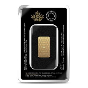 10 Gram Royal Canadian Mint Gold Bar (RCM) (New w/ Assay)