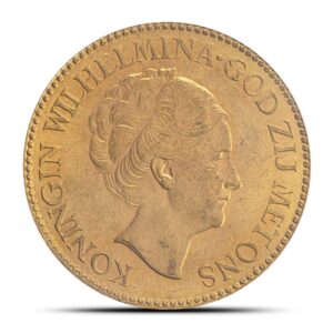 10 Guilders Gold Coin For Sale (Circulated)