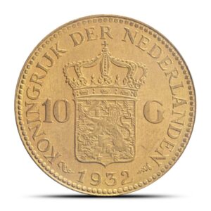 10 Guilders Gold Coin For Sale (Circulated)