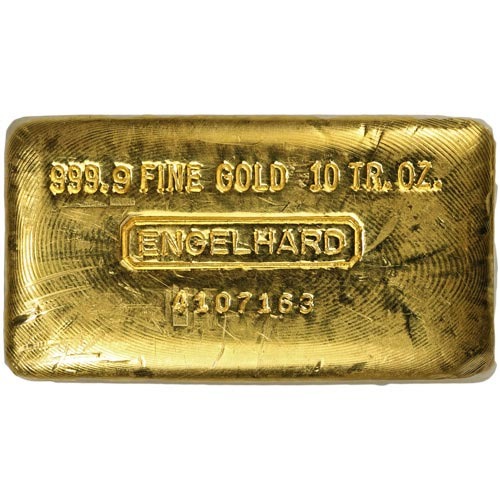 Buy 10 oz Engelhard Gold Bar Online