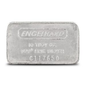Buy 10 oz Engelhard Silver Bars (Secondary Market, Reverse Frosted)