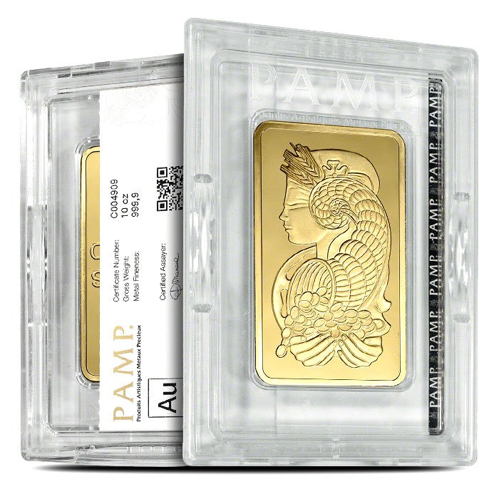 10 oz PAMP Suisse Fortuna Veriscan