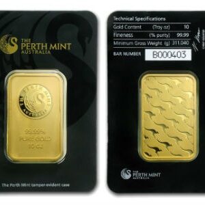 Buy 10 oz Perth Mint Gold Bar (New w/ Assay)