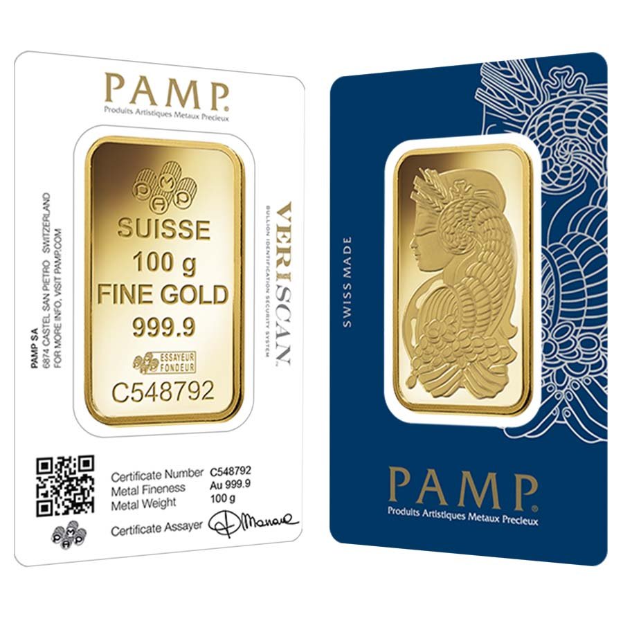 100 Gram PAMP Suisse Fortuna Verisc