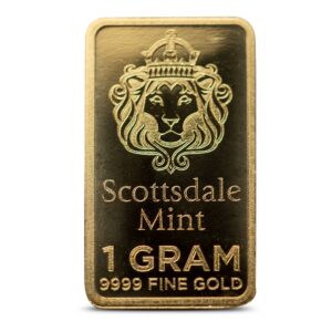 100 Gram Scottsdale Mint Gold Prepper Box (100 x 1g Bars)