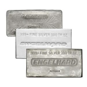 100 oz Engelhard Silver Bar For Sale (Secondary Market)