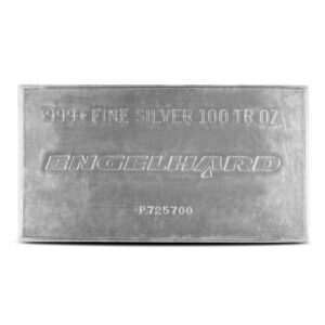 Buy 100 oz Engelhard Silver Bars (Struck w/ Original Plastic)