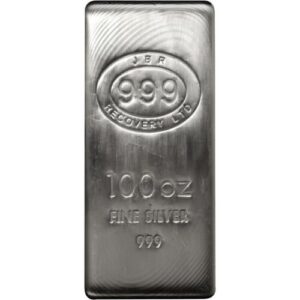 Buy 100 oz JBR Silver Bar (New)