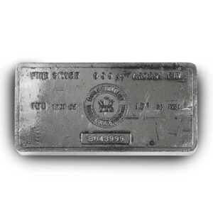 Buy 100 oz Royal Canadian Mint Silver Bar (Vintage Design)
