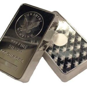 100 oz Sunshine Silver Bar For Sale (New, MintMark SI)