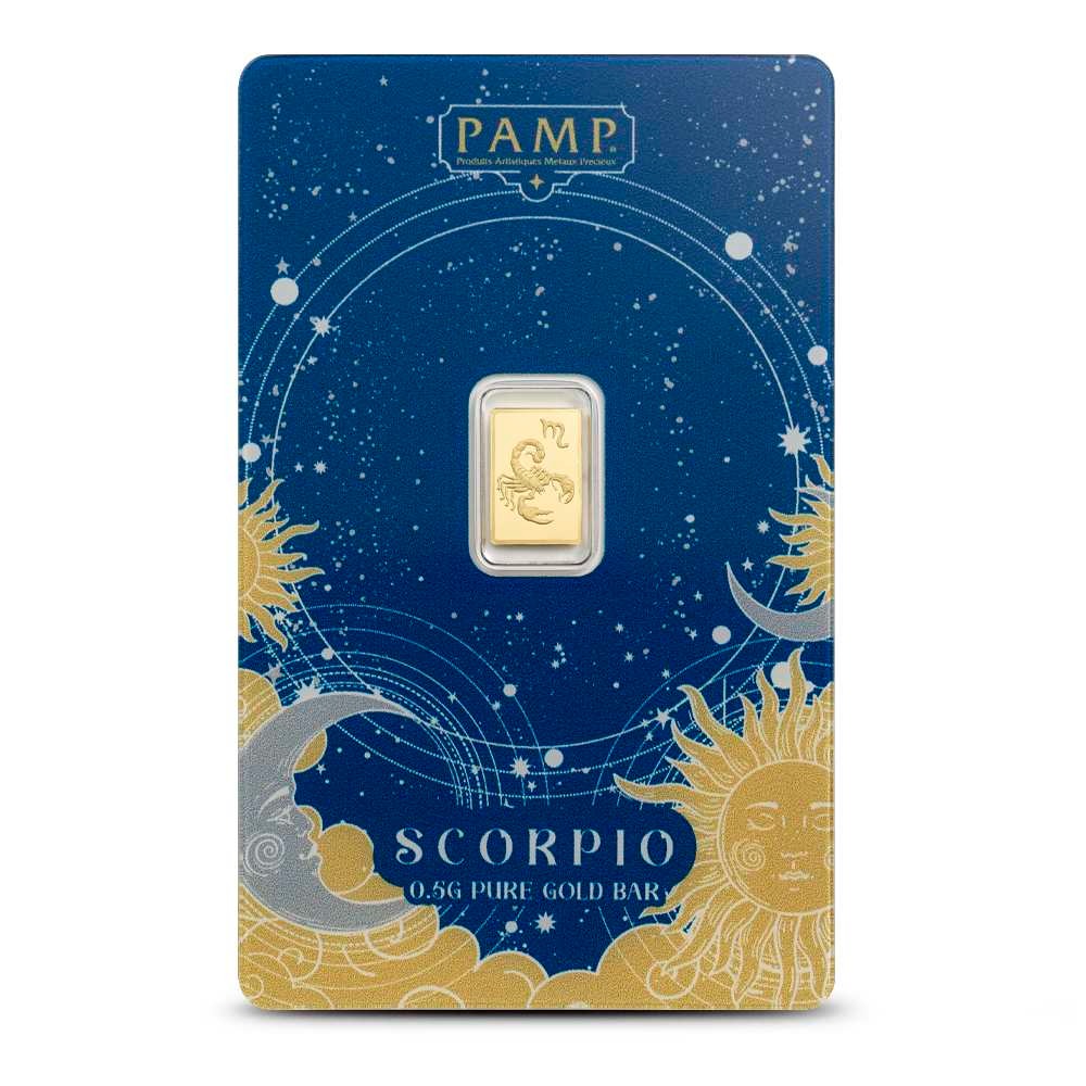 1/2 Gram PAMP Suisse Zodiac Scorpio