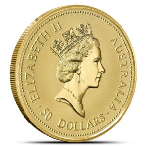 1/2 oz Australian Gold Nugget Kangaroo Coin (Random Year)