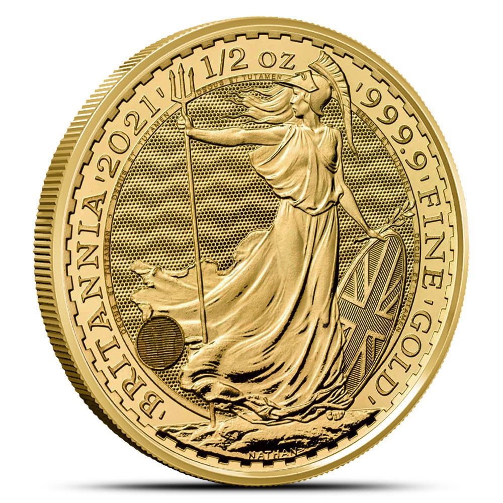 Buy 1/2 oz British Gold Britannia Co