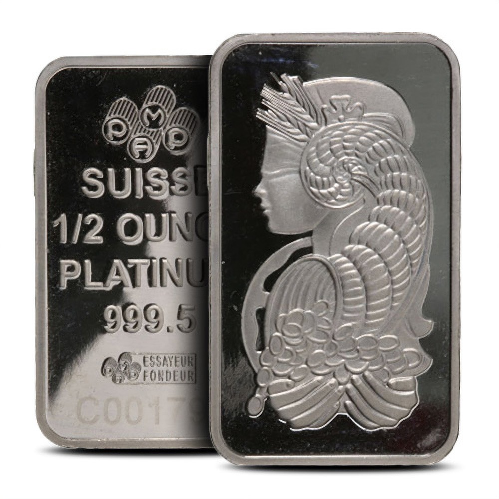Buy 1/2 oz Platinum Bars