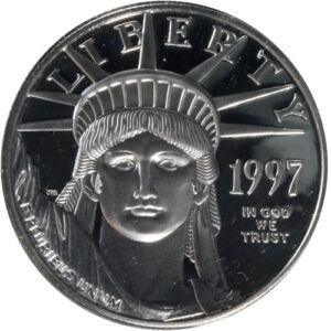 1/2 oz Proof American Platinum Eagle Coin (Random Year, Box + CoA)