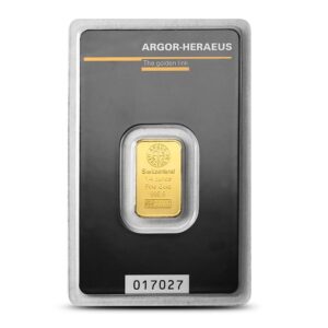 Buy 1/4 oz Argor Heraeus Gold Bar (New in Assay)