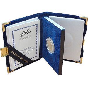 1/4 oz Proof American Gold Eagle Coin (Random Year, Box + CoA)