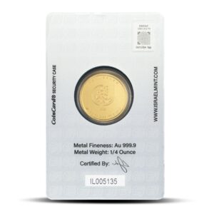 1/4 oz The Holy Land Mint Gold Round (New w/ Assay)