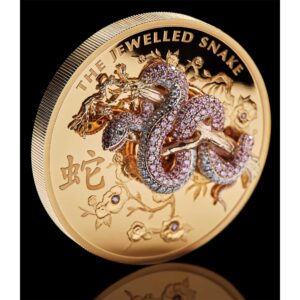 2023 10 oz Proof Jewelled Snake Gold Coin