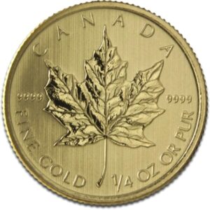 1/4 oz Canadian Maple Leaf Gold Coin Best Value