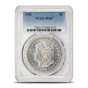 1903-P Morgan Silver Dollar Coin PCGS MS67