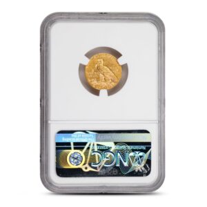 1911-D Pre-33 $2.50 Indian Gold Quarter Eagle Coin NGC MS61 (Strong D)